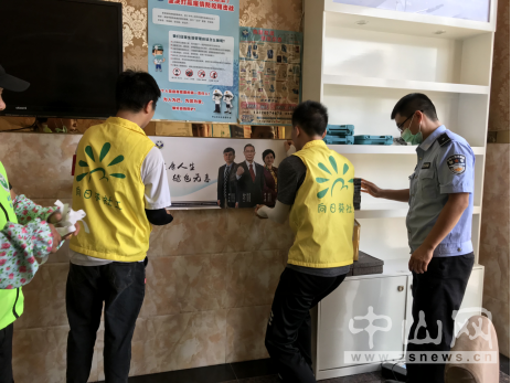 阜沙鎮(zhèn)禁毒信息〔2020〕第121期--阜沙禁毒宣傳進場所，鞏牢全民“防毒墻”（2020.8.16）